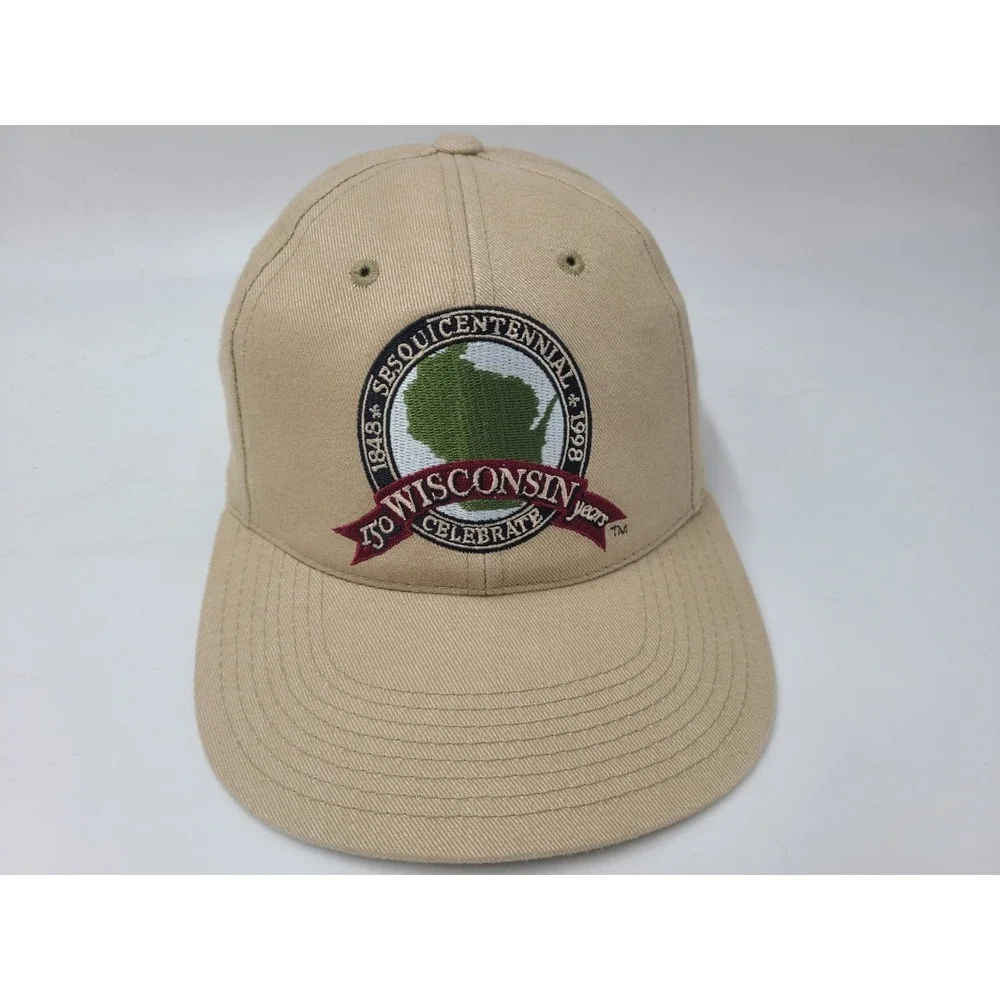 Vintage Wisconsin Sesquicentennial 150 The Tailgater Sports Specialties Hat‎ Cap
